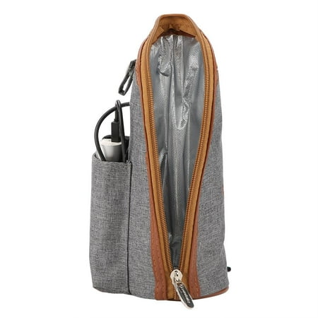 Tarente Bouteille Portable USB Tasse Voyage Lait Chaud Chauffe Chauffe-biberon dalimentation du Nourrisson Sac de Rangement Bleu